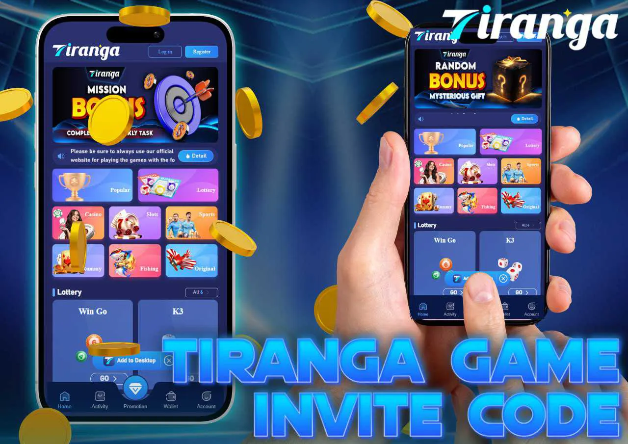 Tiranga Game Invite Code